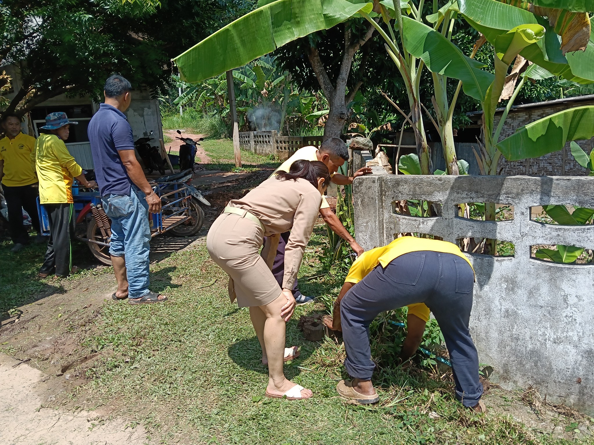 ดำเนินการปรับปรุงภูมิทัศน์และสิ่งอำนวยความสะดวกภายในสำนักงาน
